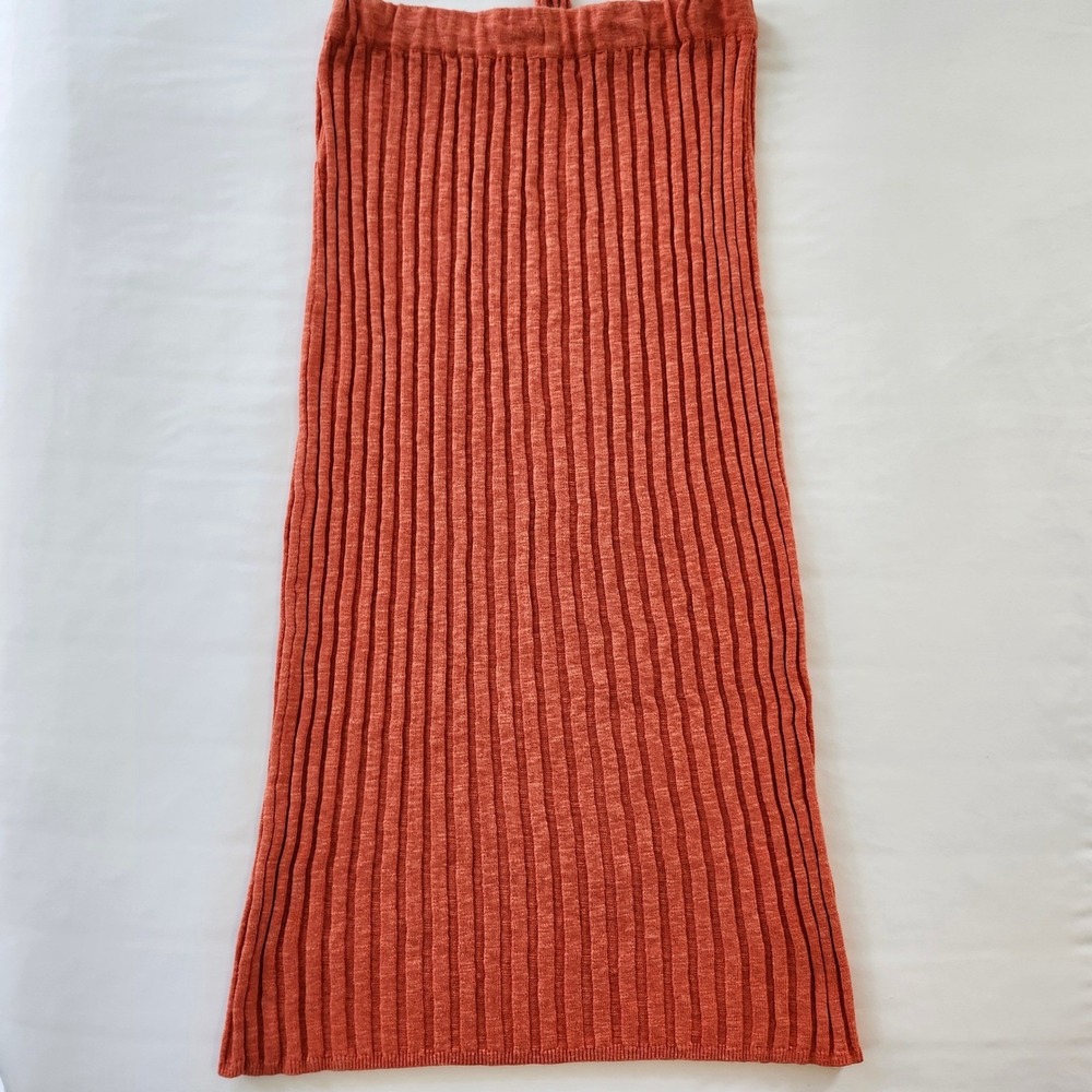 Free People Beach Veda sweater Set Ribbed Knit Tank Top Vest & Skirt Outfit Med - Picture 6 of 11